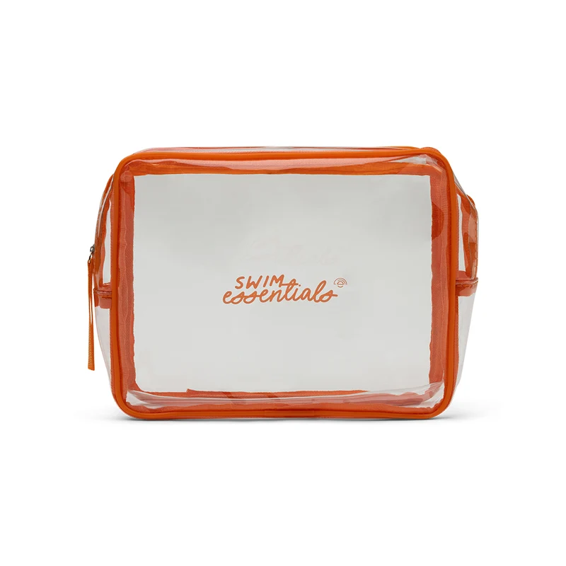 Cosmetic Bag - Transparent Orange - Large