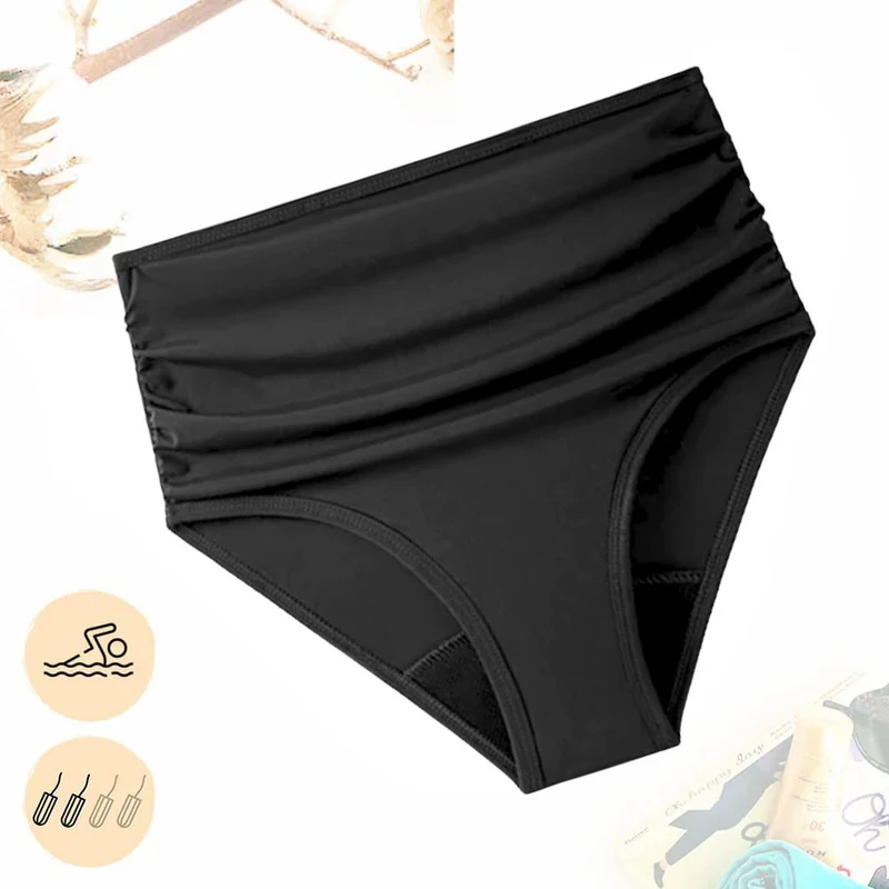 LIA – Menstruations-Badeanzughose Taille Hoch