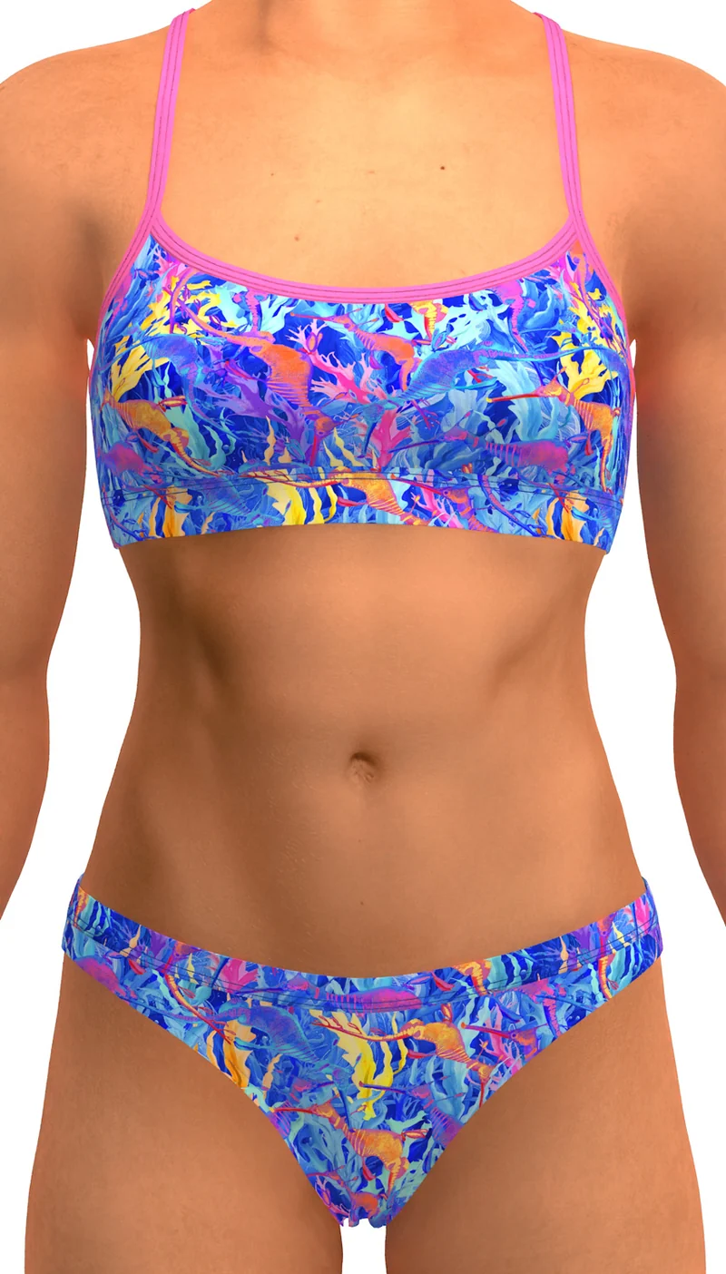 Funkita Damen Bikini Hipster Brief Dragons Den