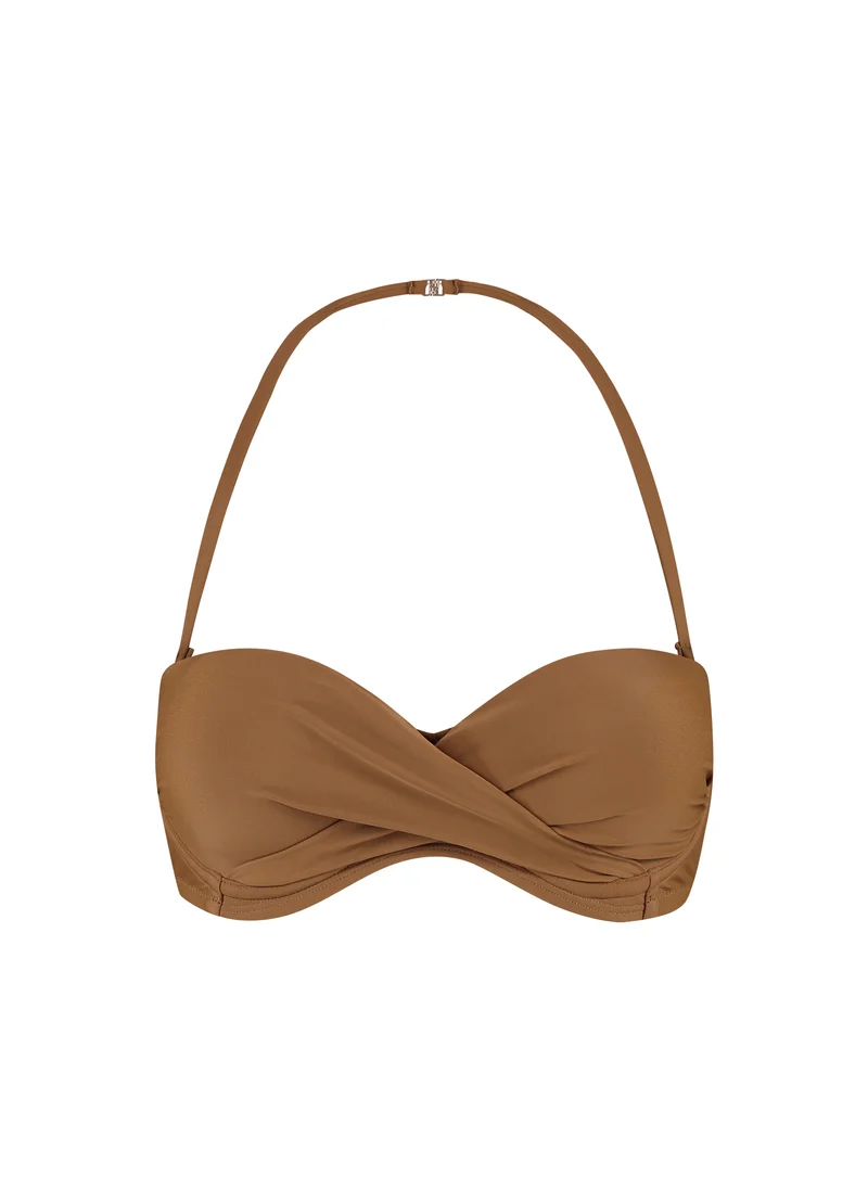 Copper multiway bikinitop