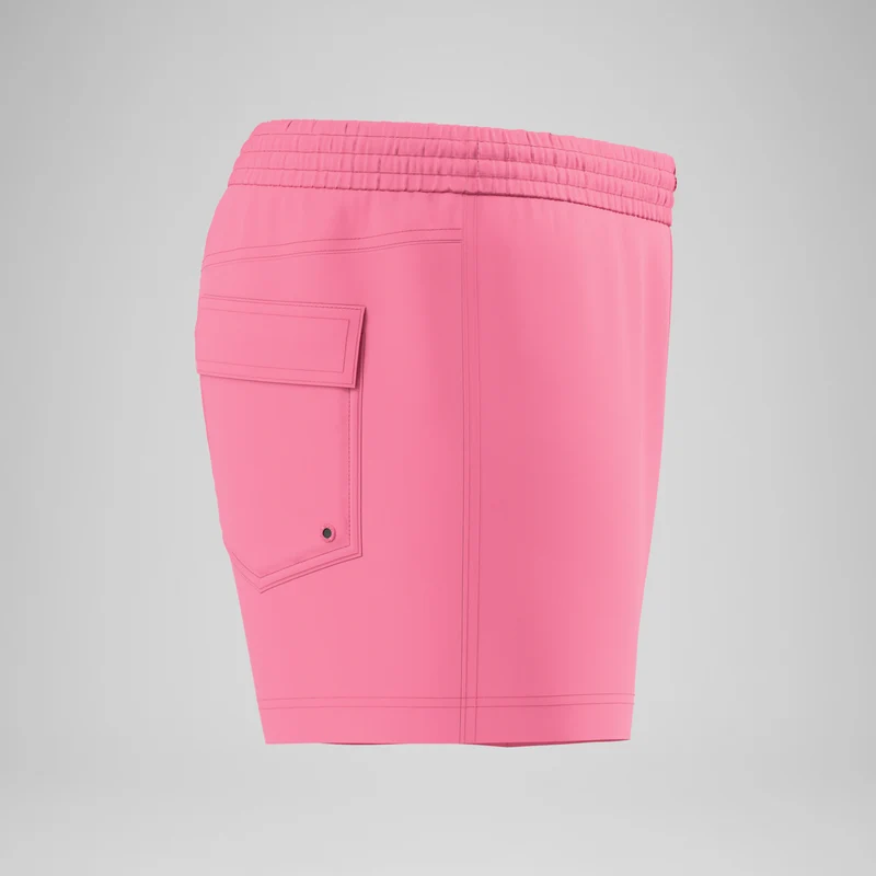 Men's Retro Swim Shorts Pink