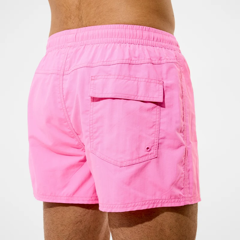 Men's Retro Swim Shorts Pink