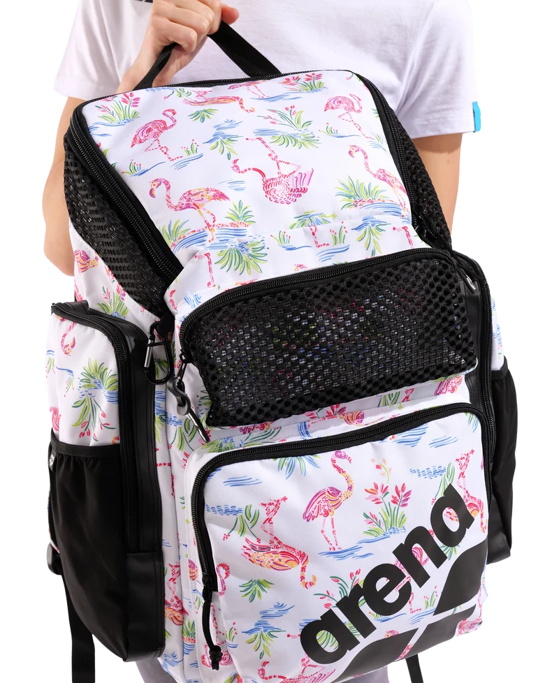 Arena One Go Rucksack 45L Allover Flamingo