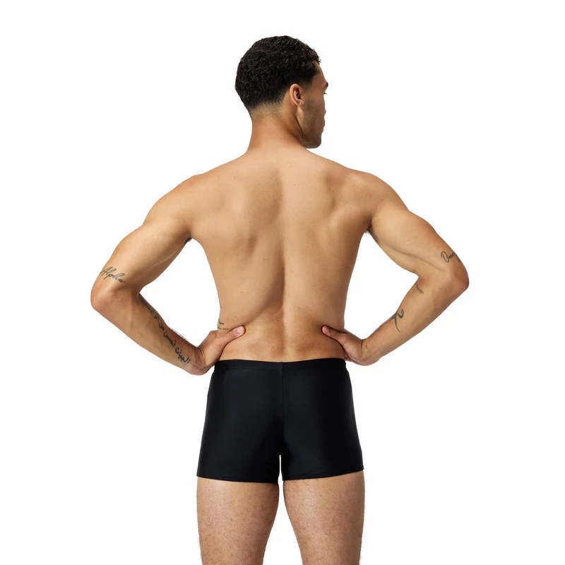 Speedo Herren Medley Logo Aquashort Black - Picton Blue