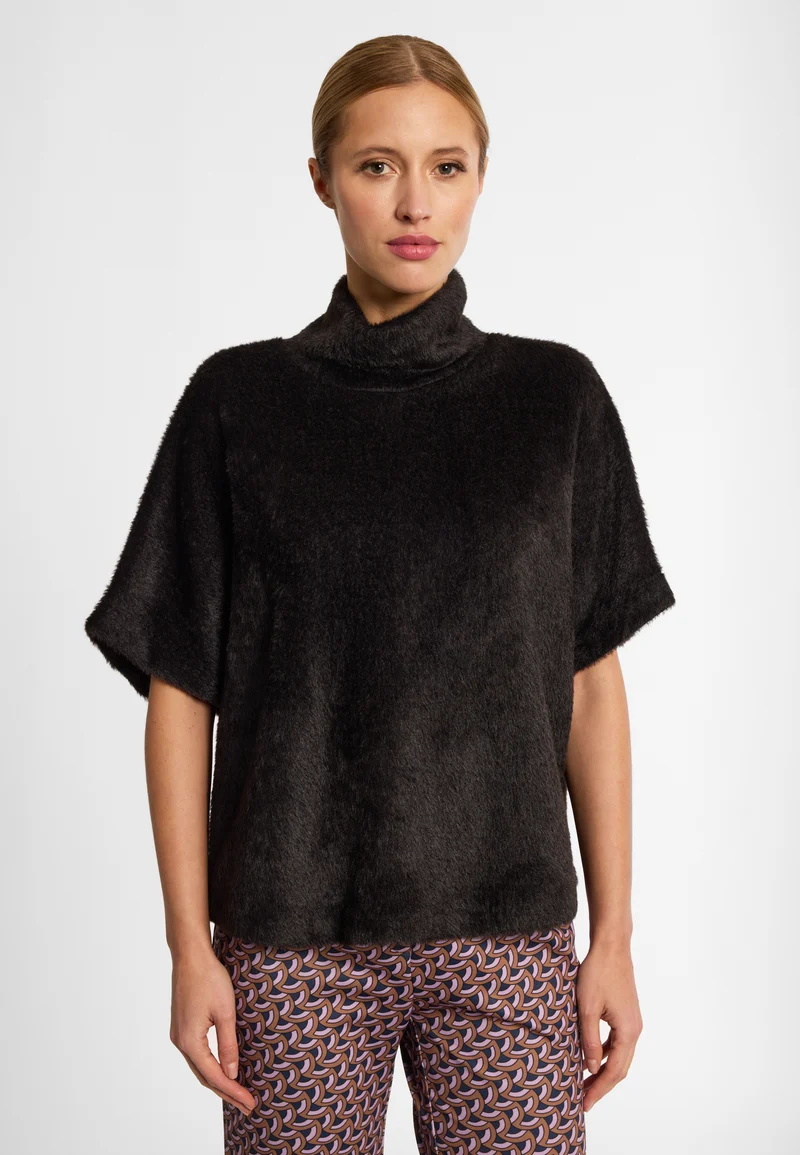Plüsch-Kurzarm-Pullover Enirys