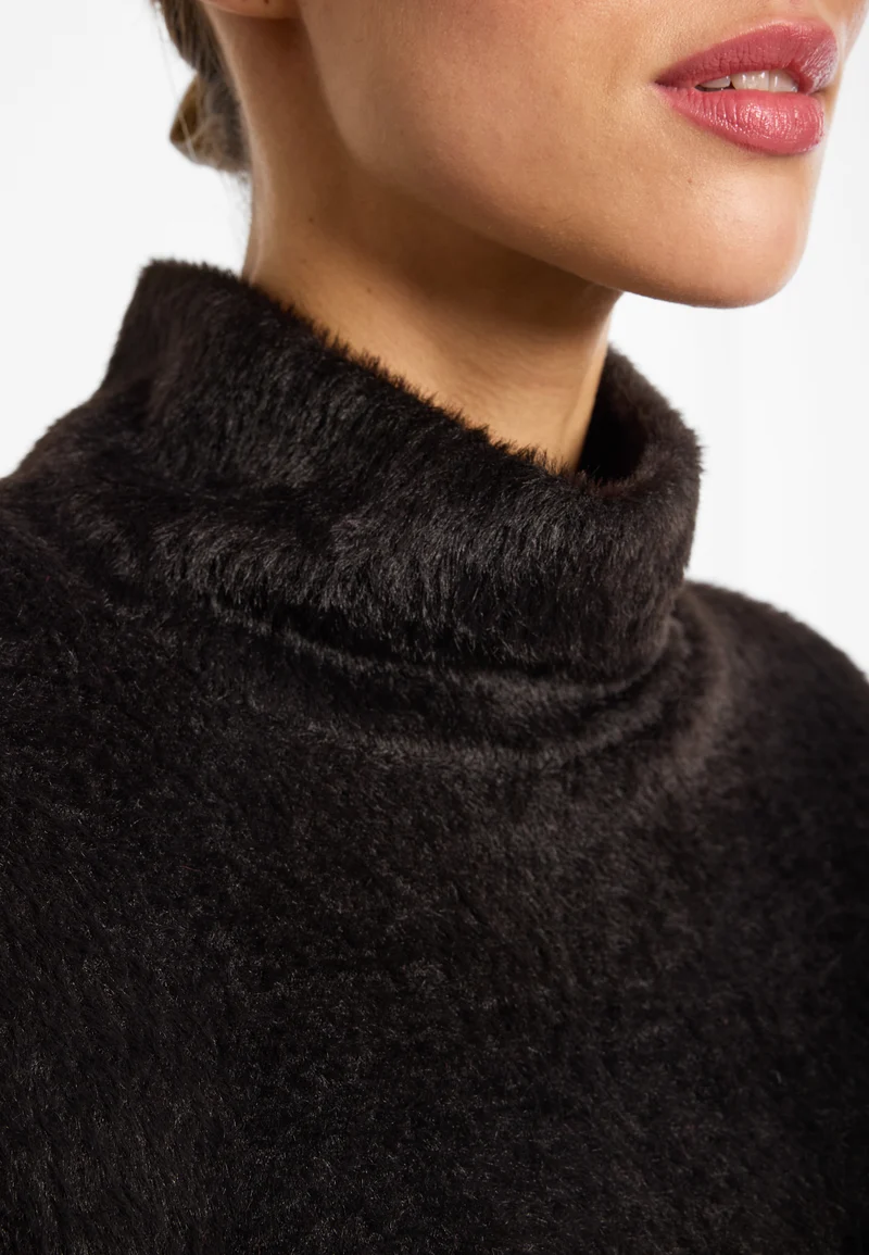 Plüsch-Kurzarm-Pullover Enirys