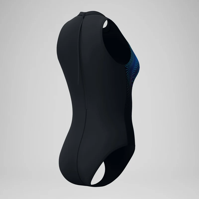 Women's Printed Hydrasuit Blue/Black