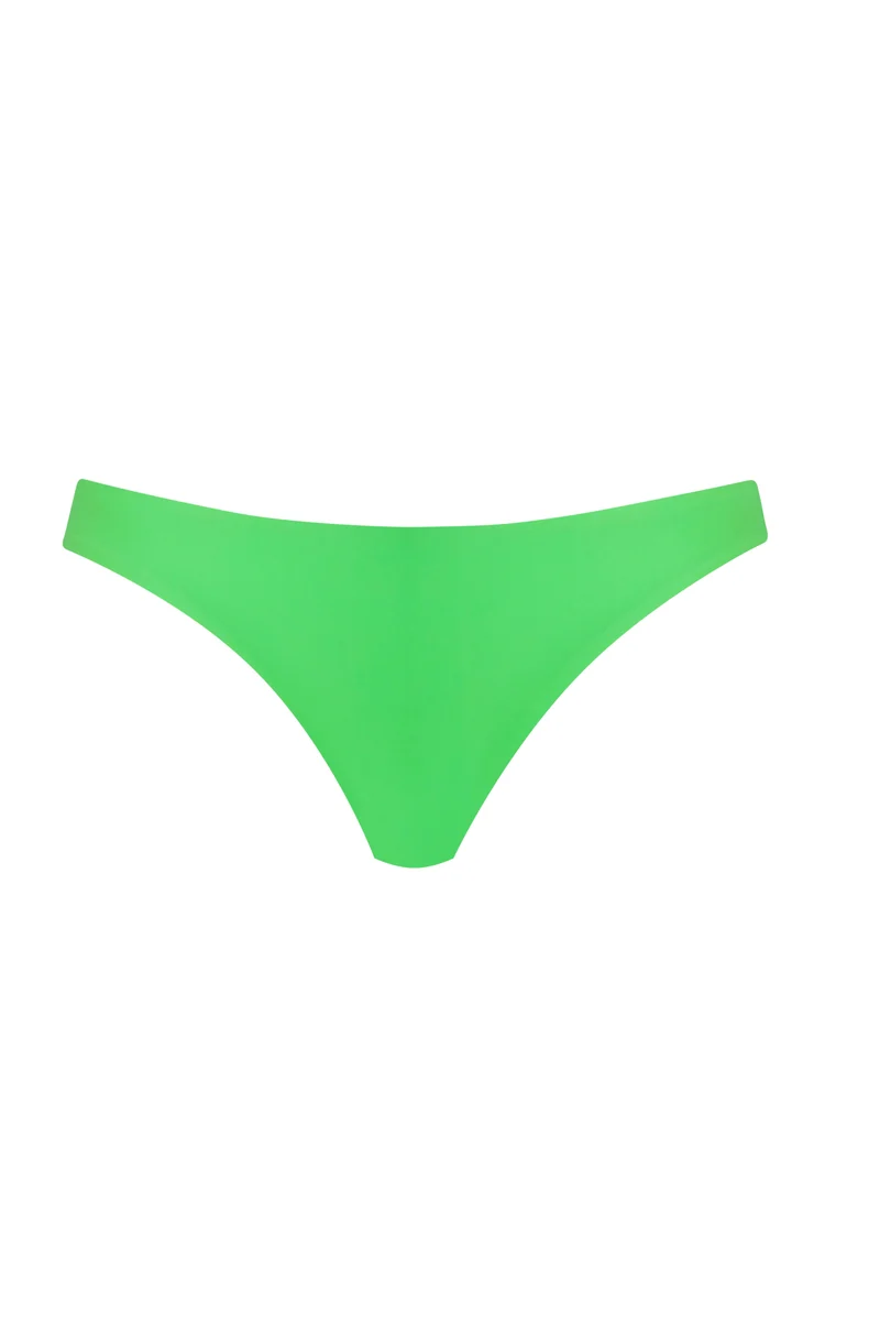 Basic Ruched Bikini Broekje Groen PQ Swim | Full & Teeny