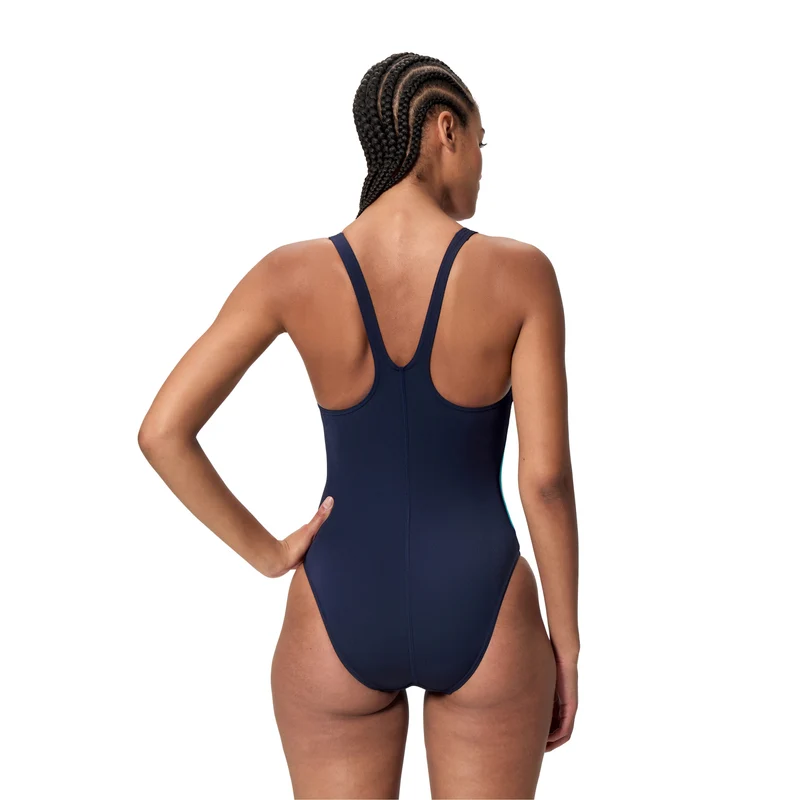 Speedo Damen Hyperboom Butterfly Back Peacoat - Deep Sapphire
