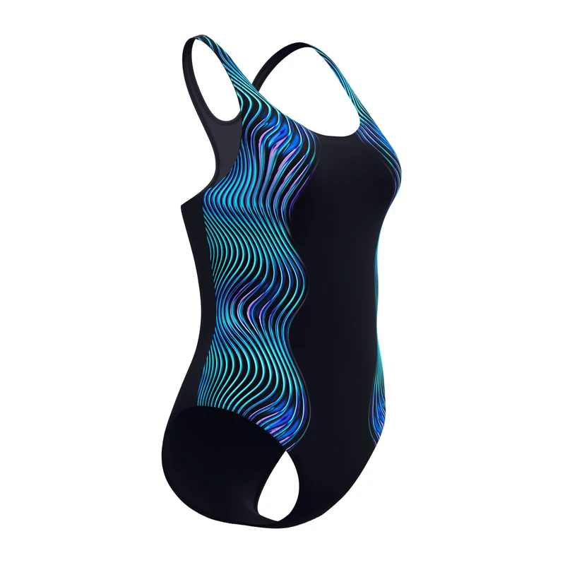 Speedo Damen Schwimmanzug Eng Print Medalist