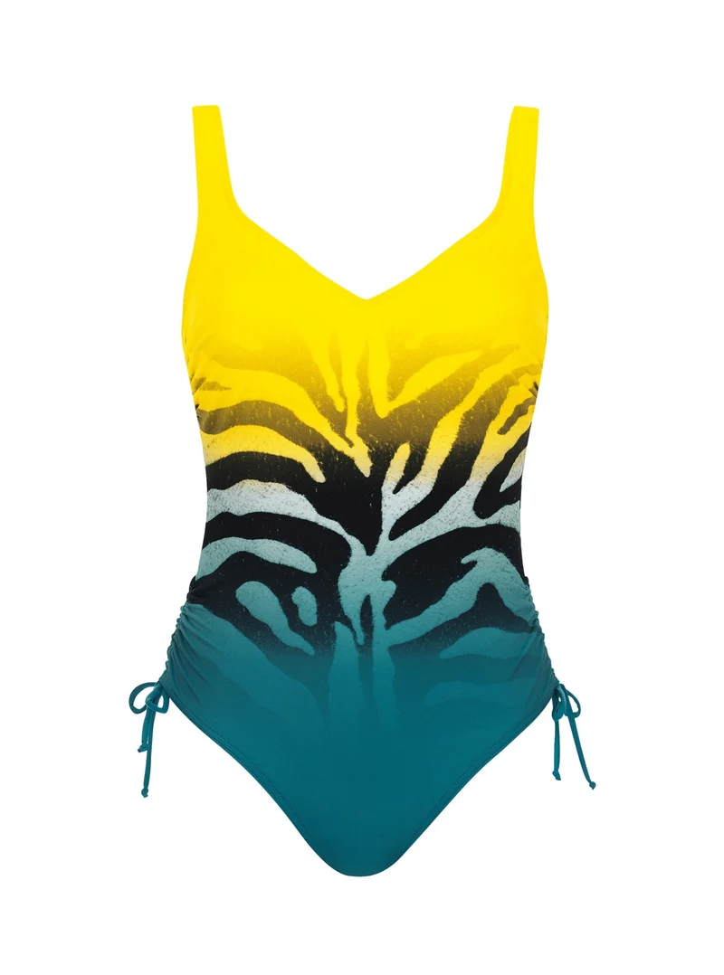 Ombré Animal Print Swimsuit