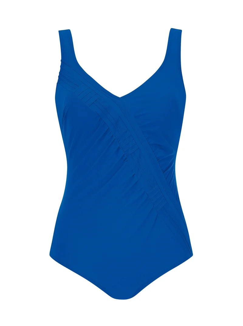 Royal Blue Wrap Swimsuit