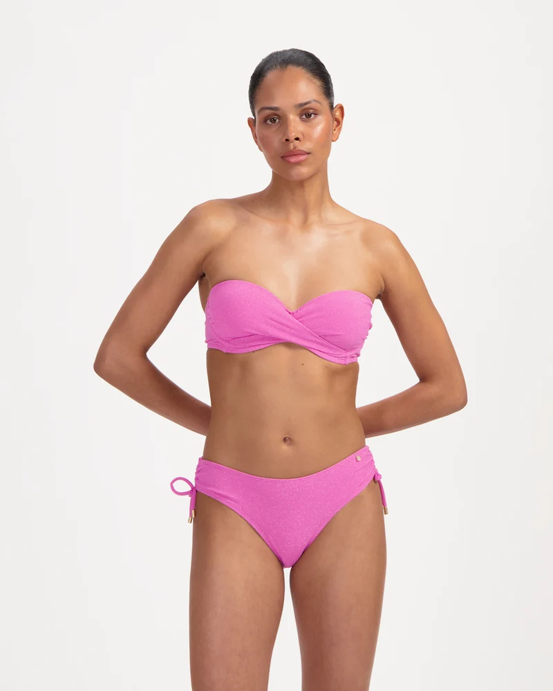 Pink Shimmer multiway bikinitop