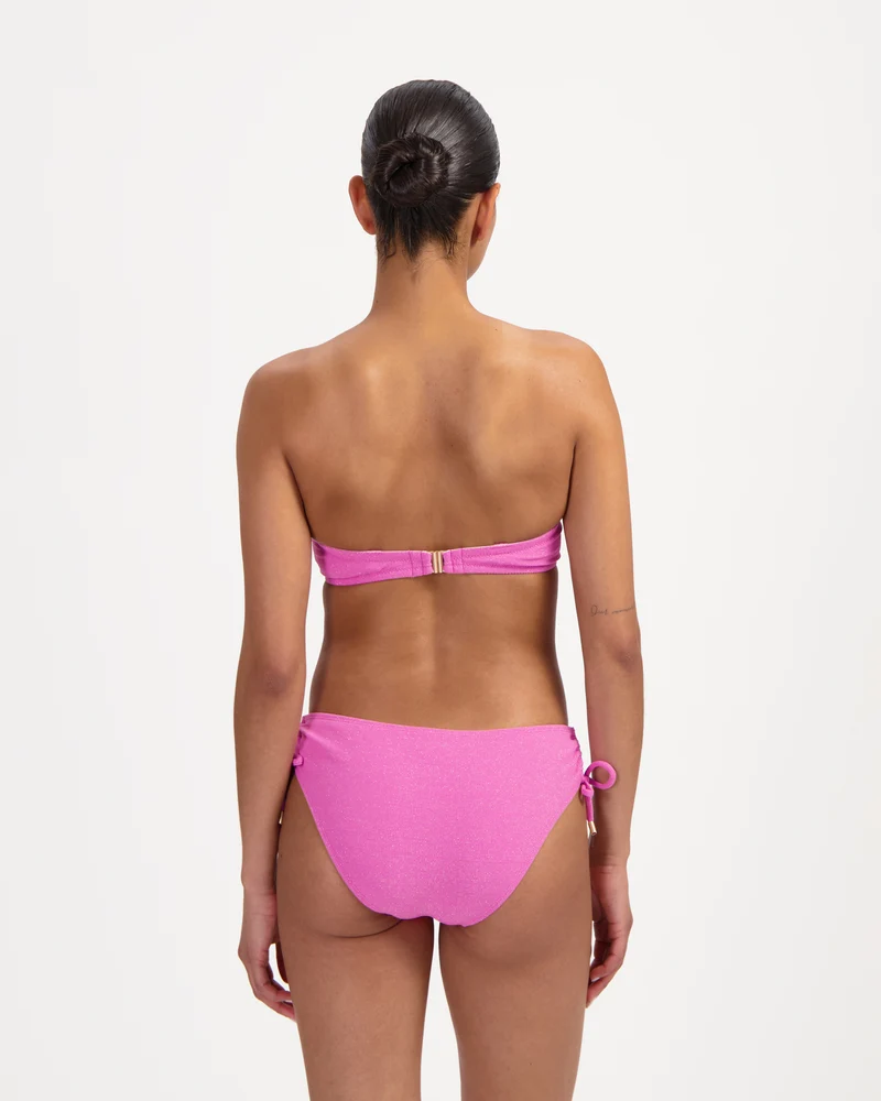 Pink Shimmer multiway bikinitop