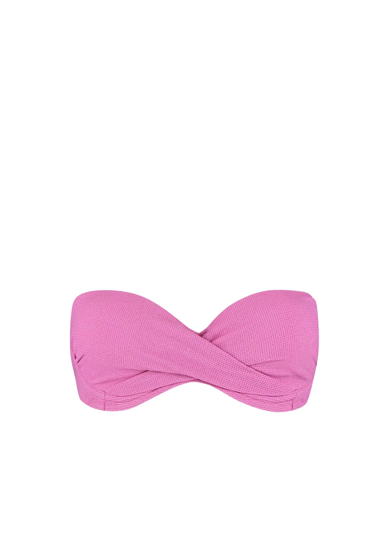 Pink Shimmer multiway bikinitop