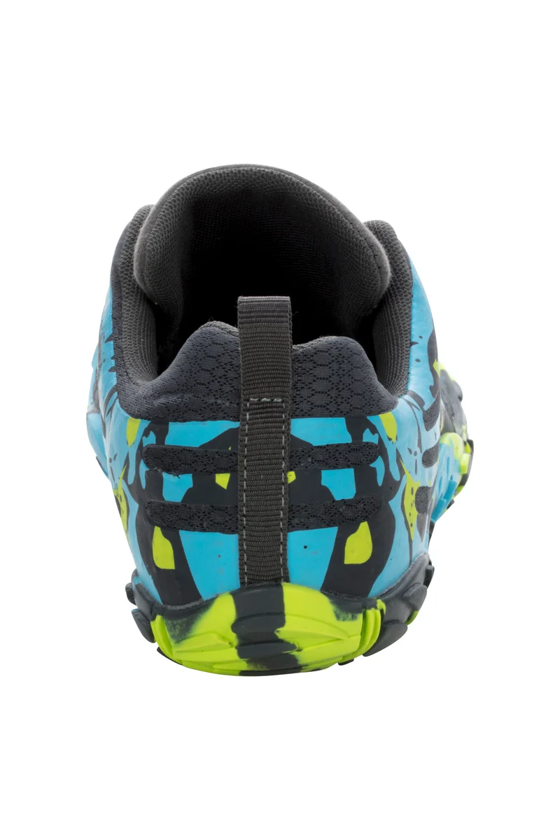 Aquafeel Pool Schuh Dawson Größe 42-46 Grau-Hellblau-Lime