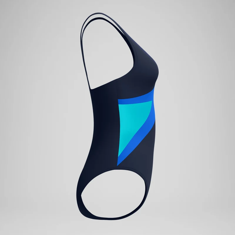 Women's Hyperboom Butterfly Back Swimsuit Navy/Blue