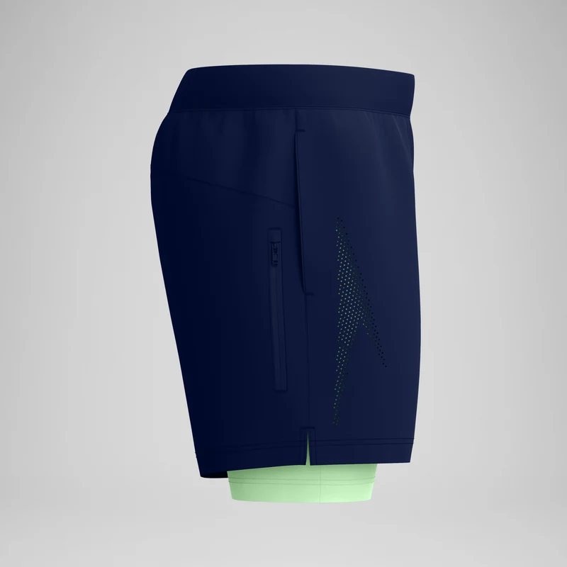 Men's Swim Shorts with Jammer Navy/Green