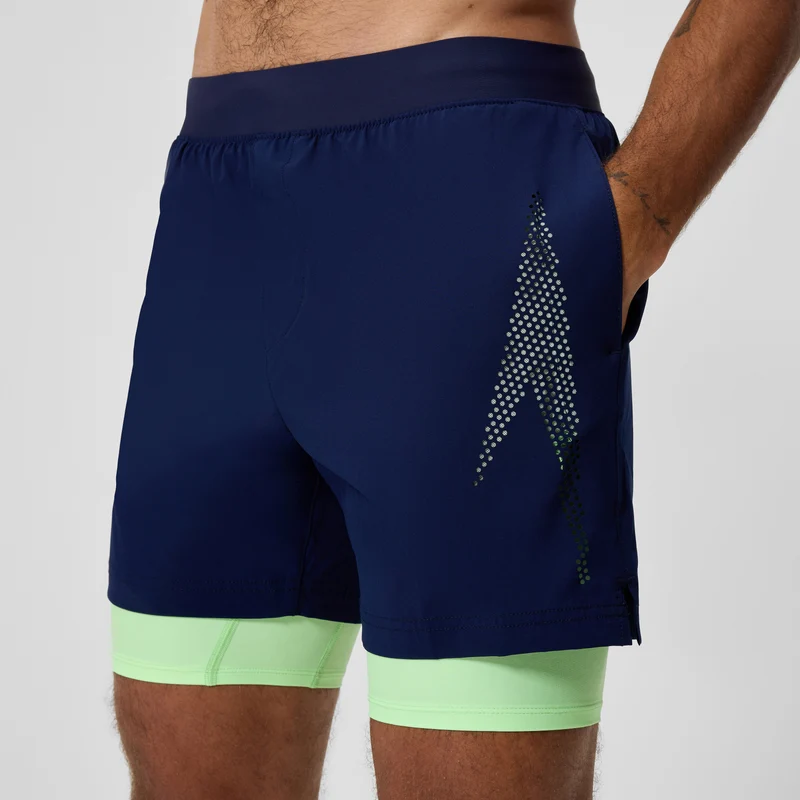 Men's Swim Shorts with Jammer Navy/Green