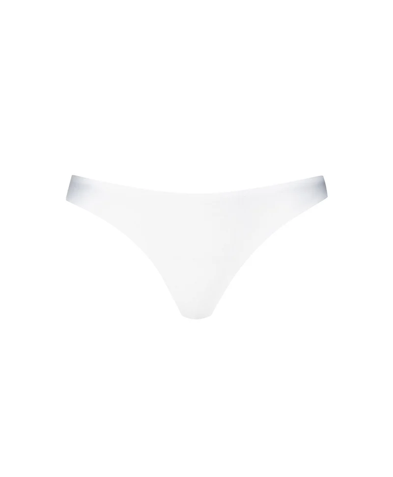 Basic Ruched Bikini Broekje Wit PQ Swim | Full & Teeny