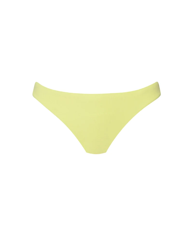 Basic Ruched Bikini Broekje Geel PQ Swim | Full & Teeny