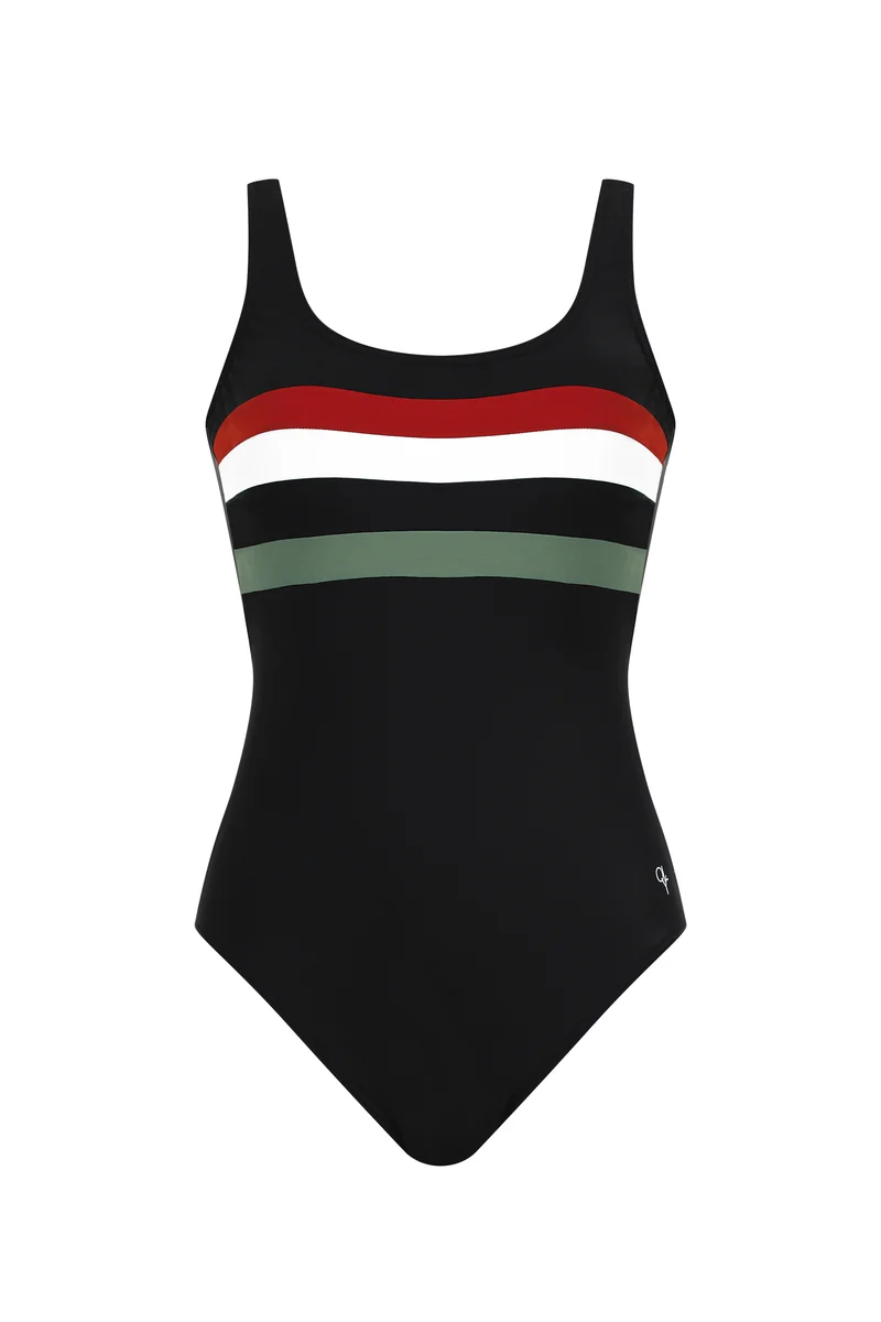 Multicolor Stripes Swimsuit