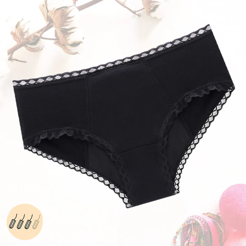 LOUISE - Menstruationshöschen Taille Gering