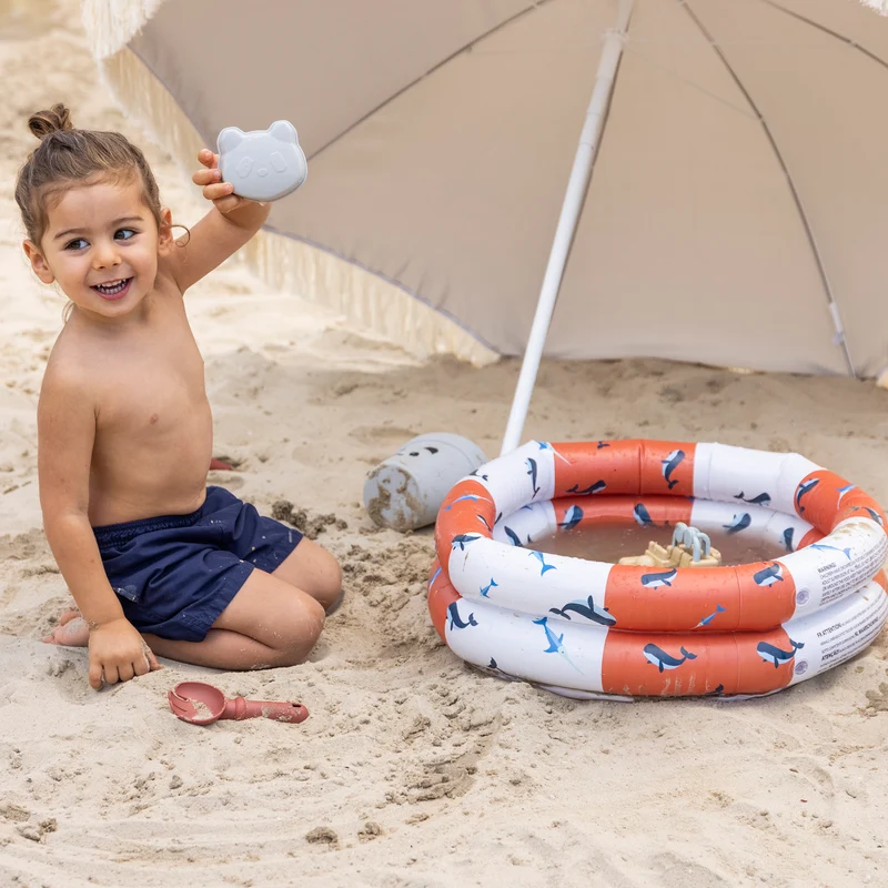 Baby Pool - Red/White - Ocean Stripes - Ø 60 cm
