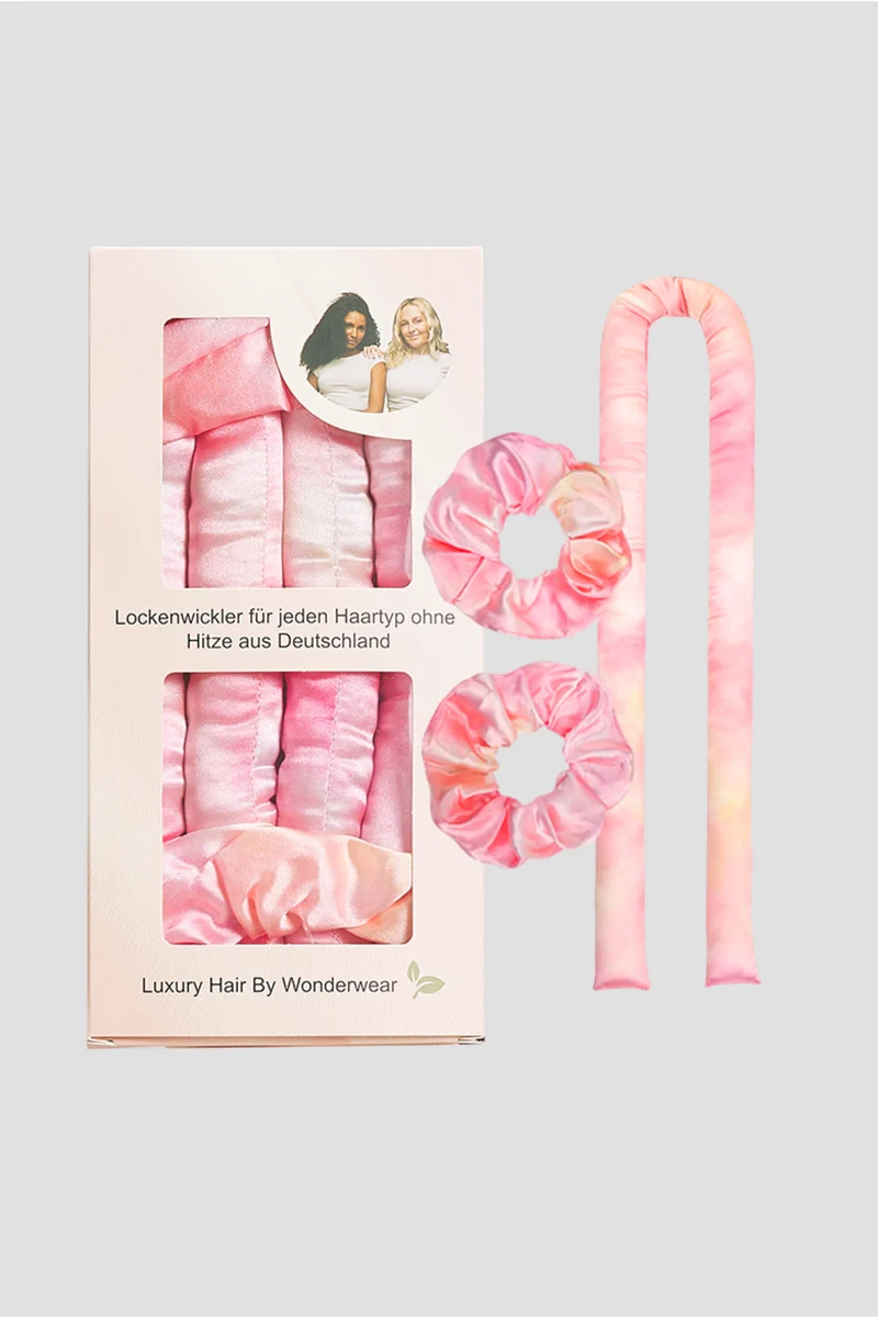 Wonderwear® Satin-Lockenset für die Nacht ohne Hitze