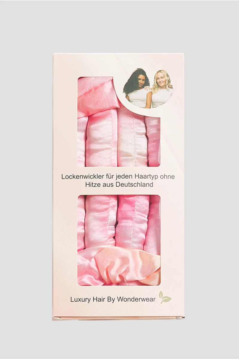 Wonderwear® Satin-Lockenset für die Nacht ohne Hitze
