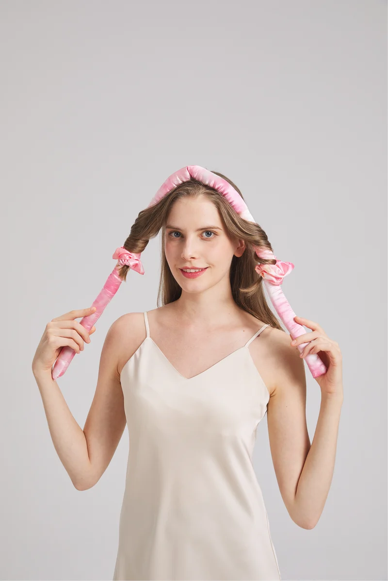 Wonderwear® Satin-Lockenset für die Nacht ohne Hitze