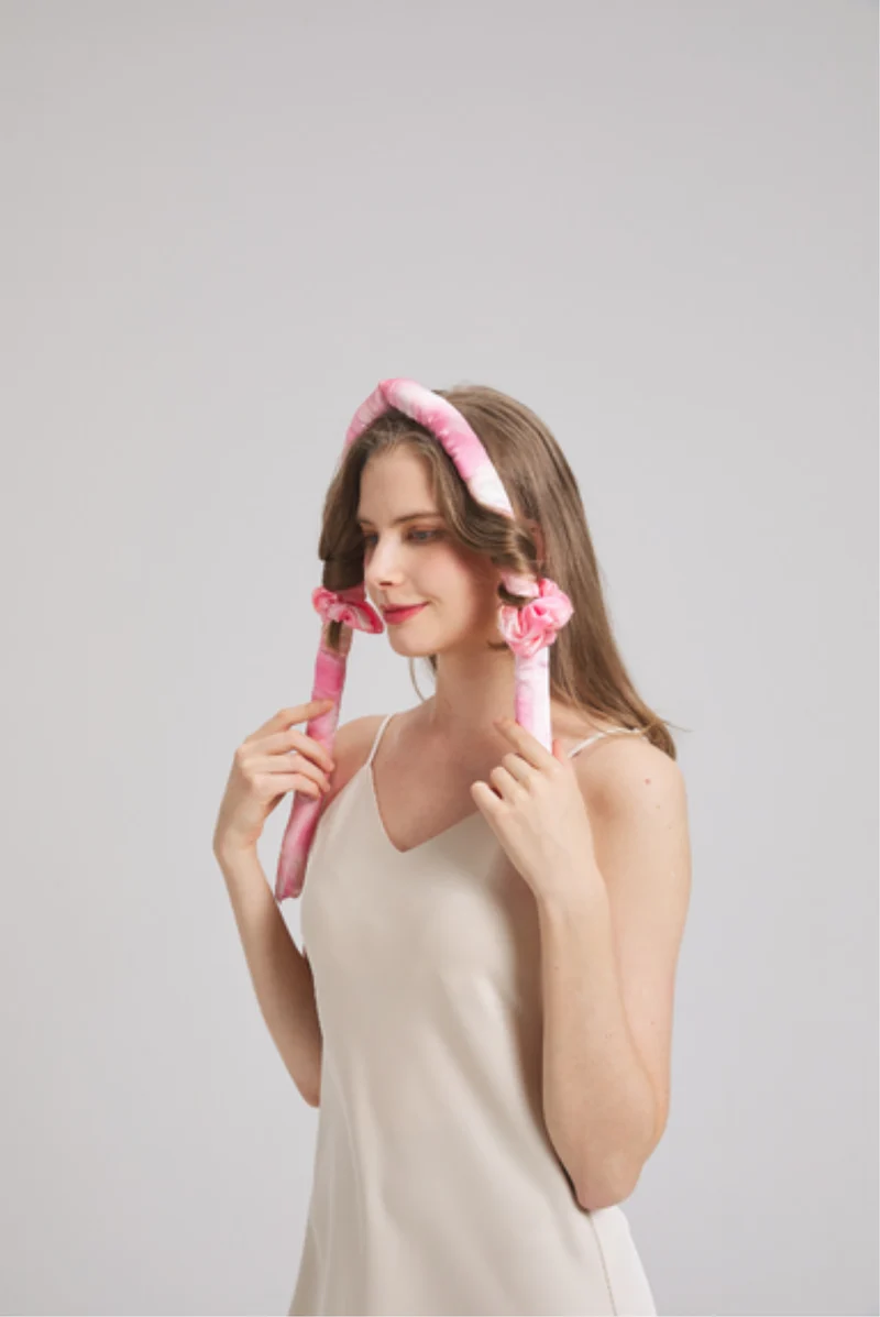 Wonderwear® Satin-Lockenset für die Nacht ohne Hitze