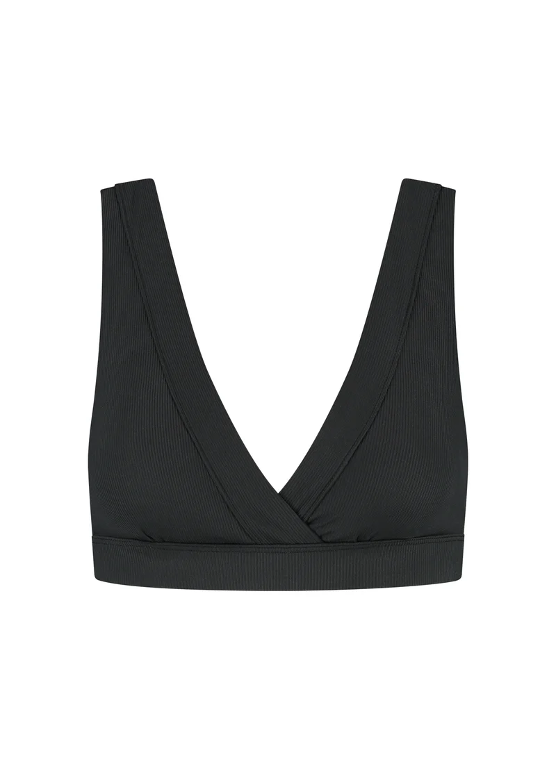 Vanilla & Black shape bikinitop