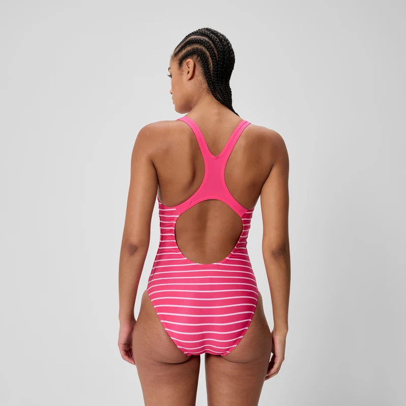 Women's Endurance+ Medalist Swimsuit Pink/White