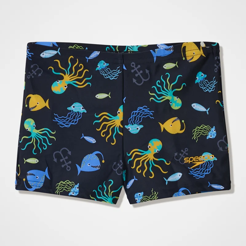 Infant Printed Aquashort Black
