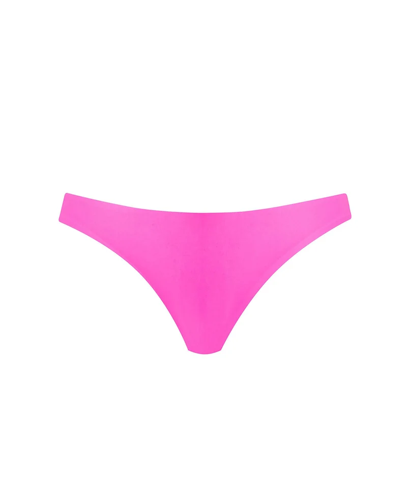 Basic Ruched Bikini Broekje Roze PQ Swim | Full & Teeny