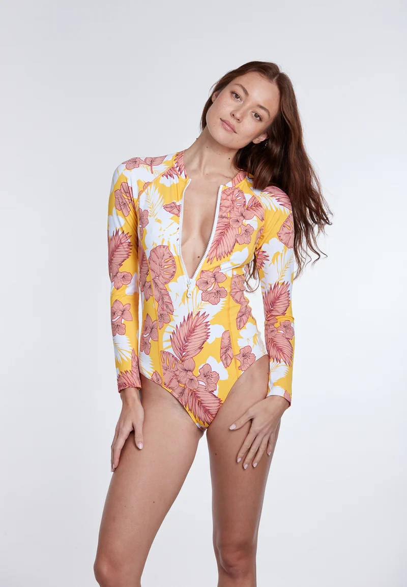 Bloom Longsleeve Surf Swimsuit