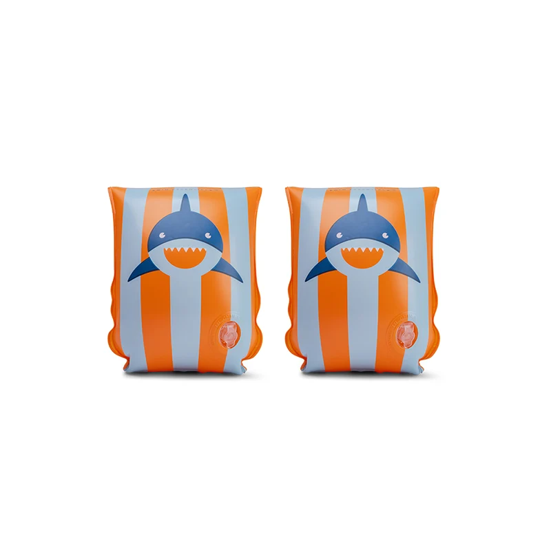 Arm Bands - Orange/Blue - Tropical Shark