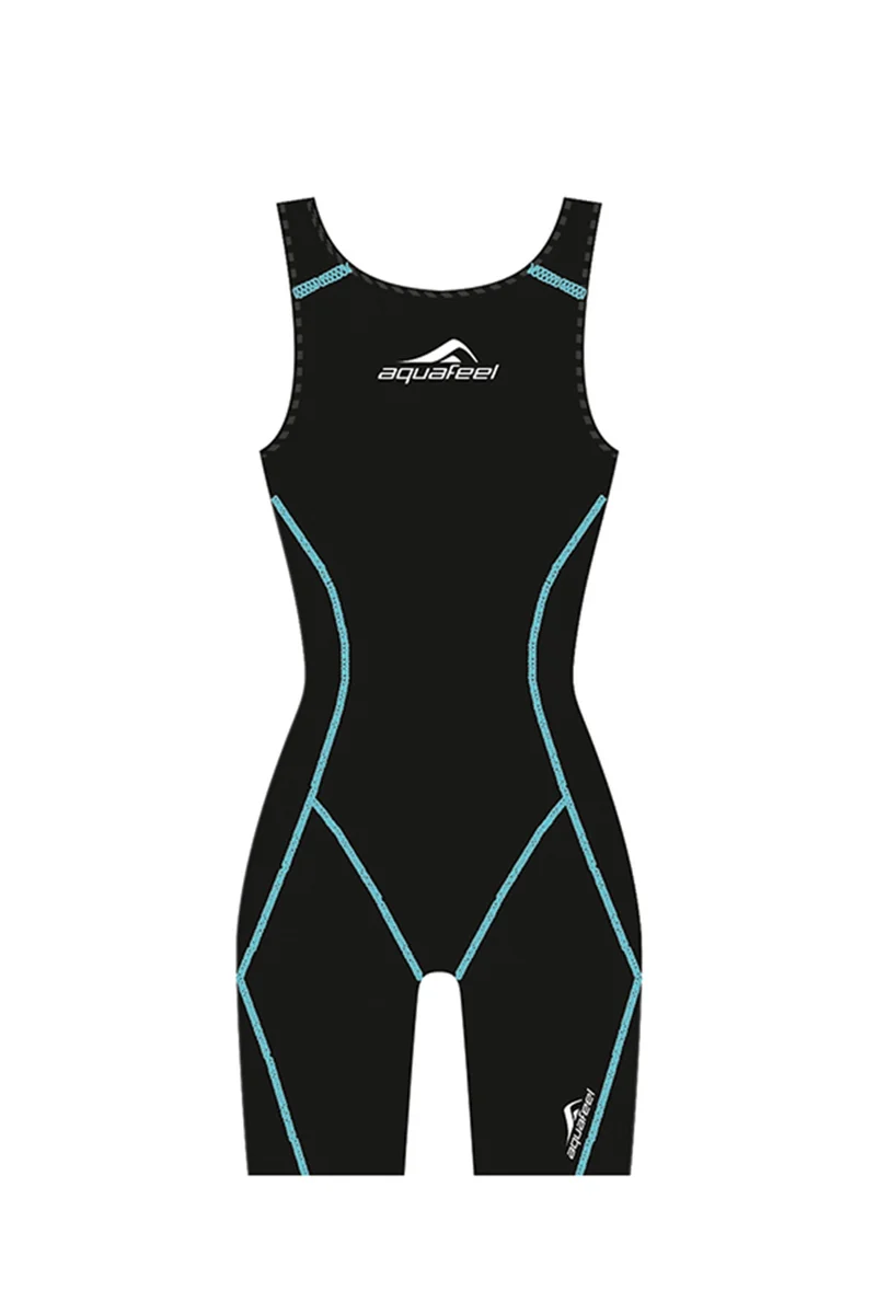 Aquafeel Mädchen Wettkampfanzug I-Nov N2K Openback Black-Water