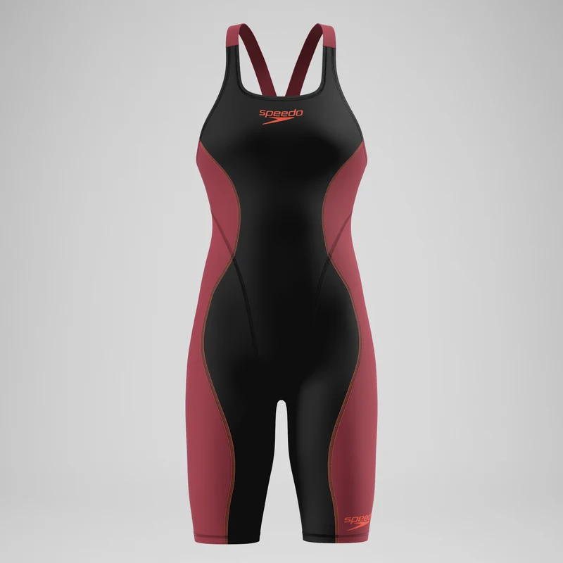 Female Fastskin HyperSpark Openback Kneeskin Black/Red