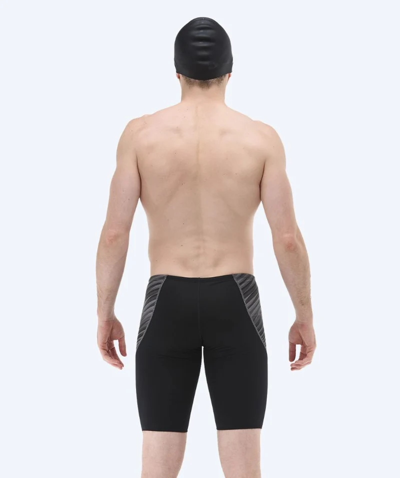 TYR lange Badehose für Herren - Curve Splice Zollner - Schwarz/Grau