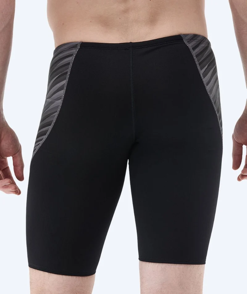 TYR lange Badehose für Herren - Curve Splice Zollner - Schwarz/Grau