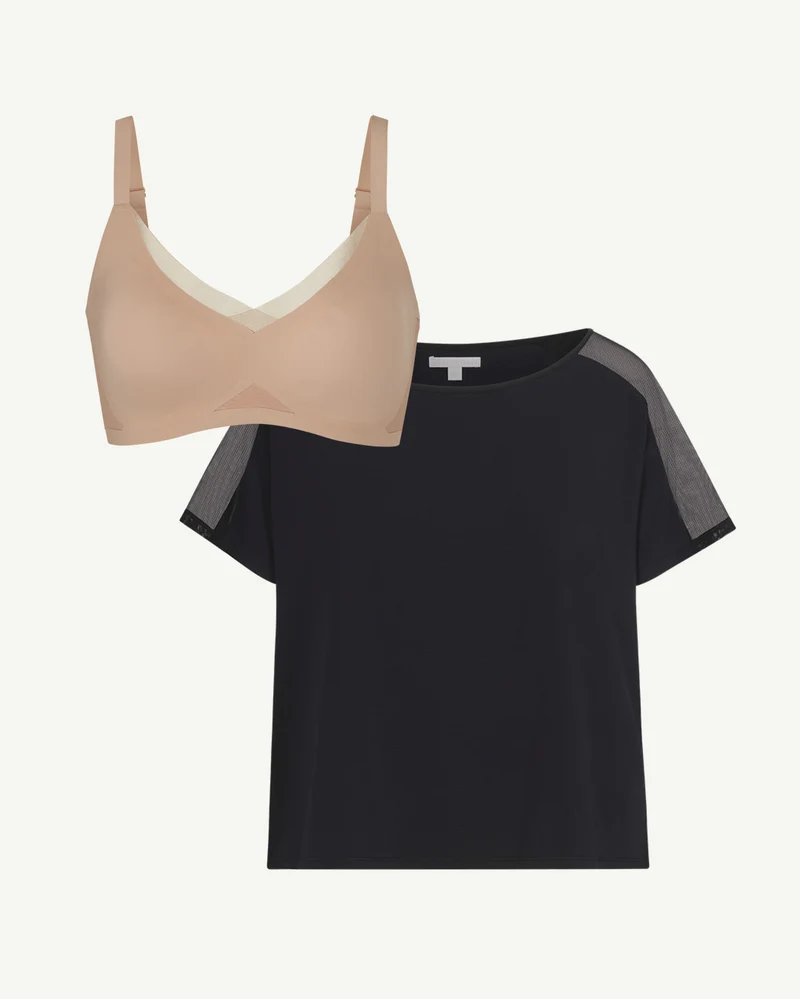 CrossOver Bra + Free Sleep Top