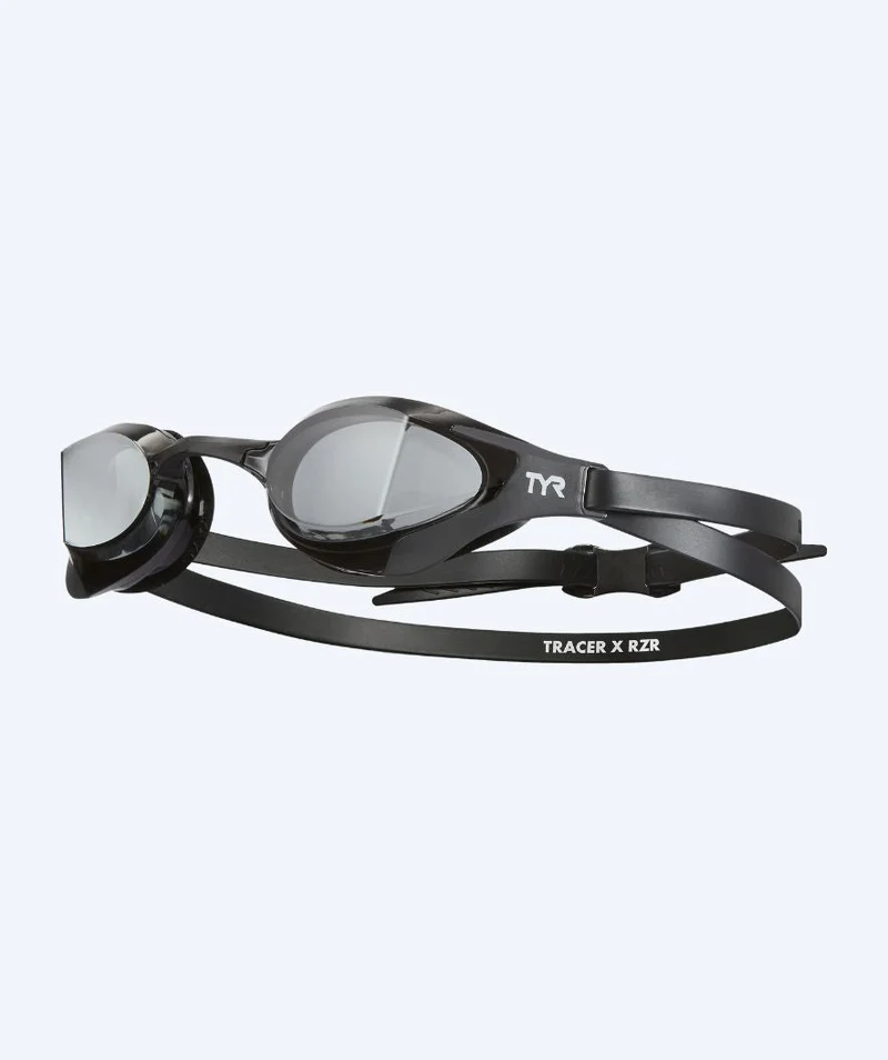 TYR Schwimmbrille - Tracer-X Racing RZR - Schwarz (Smoke Scheiben)