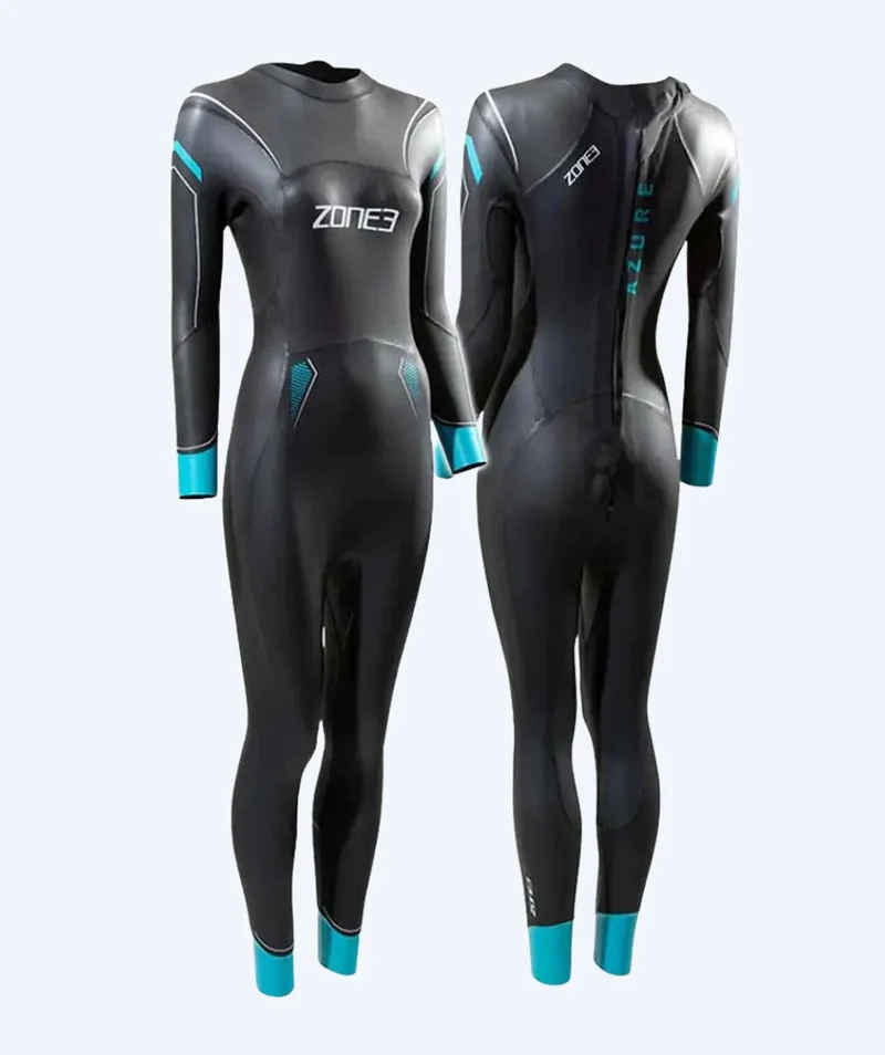 ZONE3 Neoprenanzug für Damen - Azure 2.0 - Schwarz/Hellblau