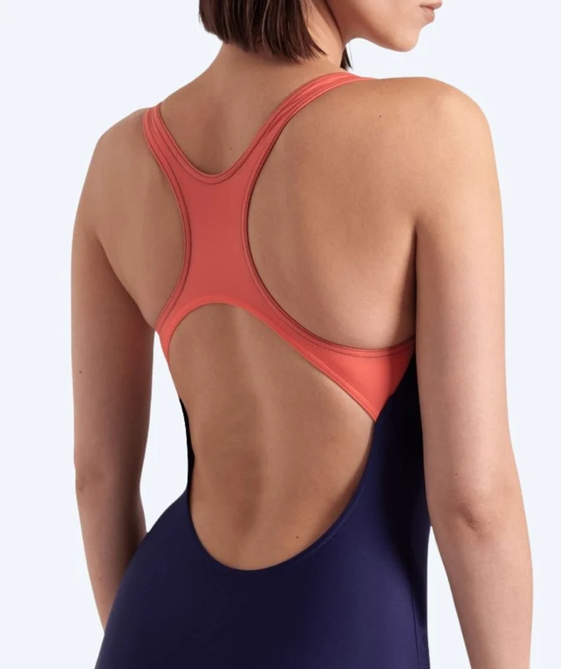 Arena Badeanzug für Damen - Swim Pro Back Dive - Dunkelblau/Rosa