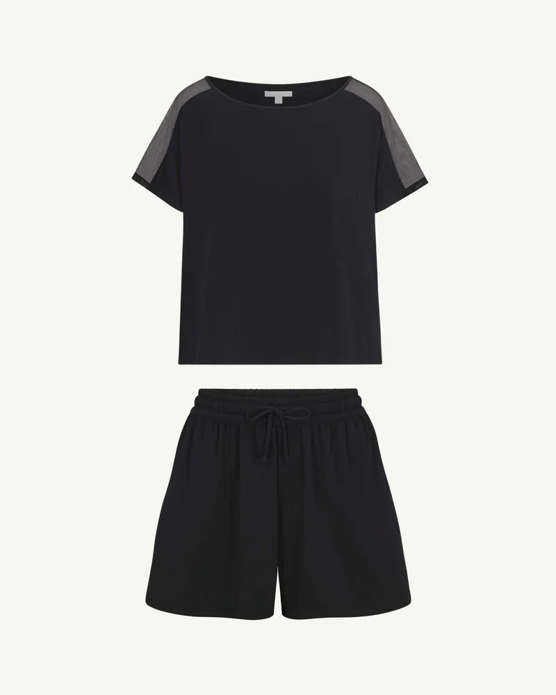 BlissWear Short Sleeve Top + Short Bundle