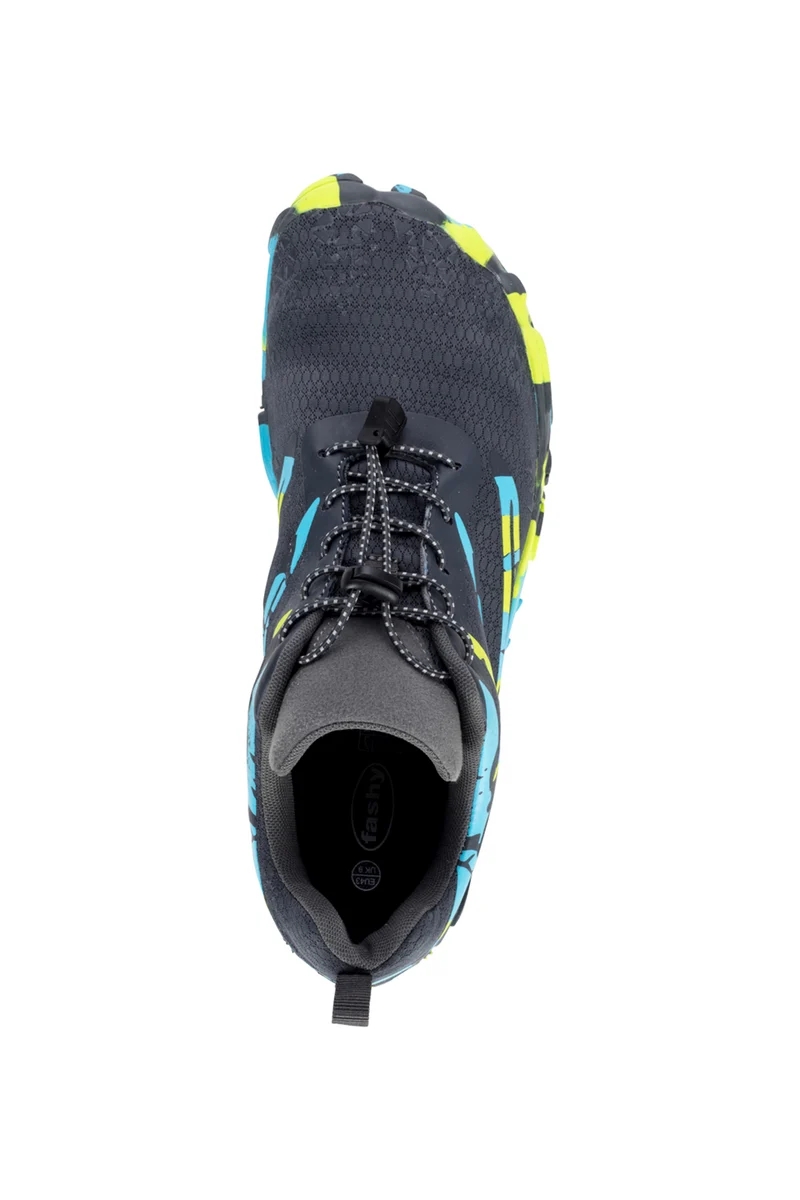 Aquafeel Pool Schuh Dawson Größe 36-41 Grau-Hellblau-Lime