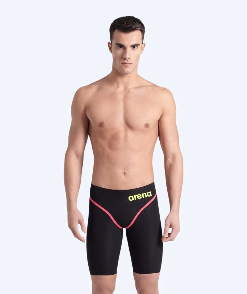 Arena Wettkampf Badehose für Herren - Carbon Core FX - Schwarz/Rot (Limited 2026)