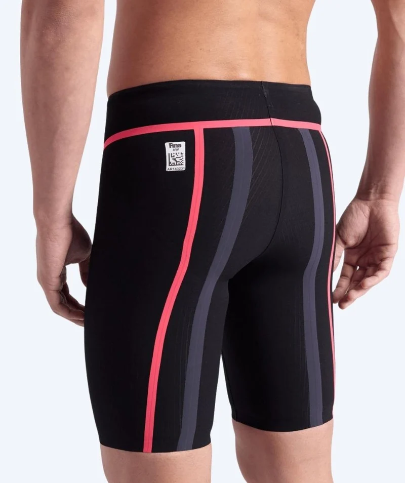 Arena Wettkampf Badehose für Herren - Carbon Core FX - Schwarz/Rot (Limited 2026)